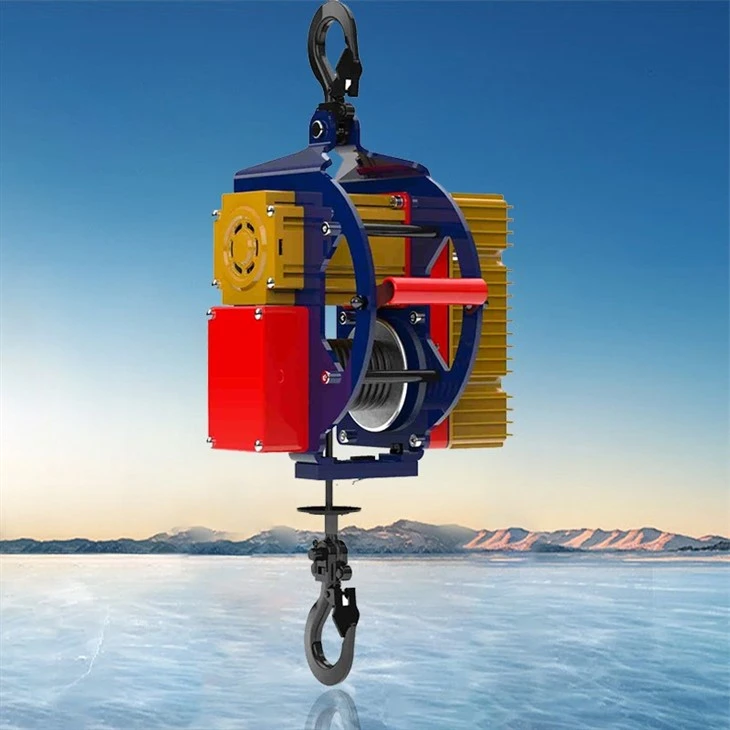 Troliu electric pentru schelă Macara Palan cu cablu de sârmă